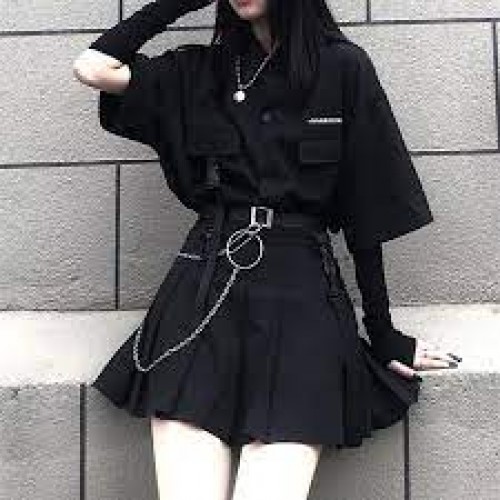 Dark Long Grunge Blouse Dark Long Grunge Blouse