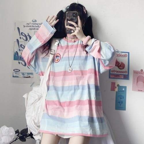 Urban/Kawaii Japanese Long Sleeve T-shirt 